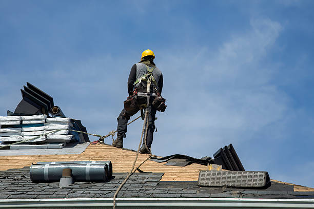 Professional Metal Roofing technician working in South Lake Tahoe, CA
